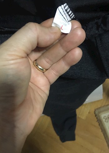 Erkek Siyah Fermuarlı Rahat Eşofman Altı - Görsel 4