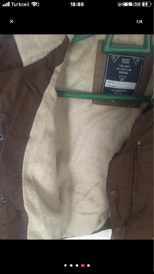 Kahverengi  Erkek Çocuk  mont - Görsel 3