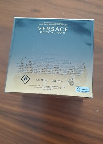 Beden Orijinal Versace Crystal Noir EDT