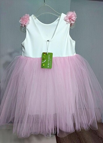 5 Yaş Beden pembe Renk Zara Prenses eteği tül harika bir elbise 