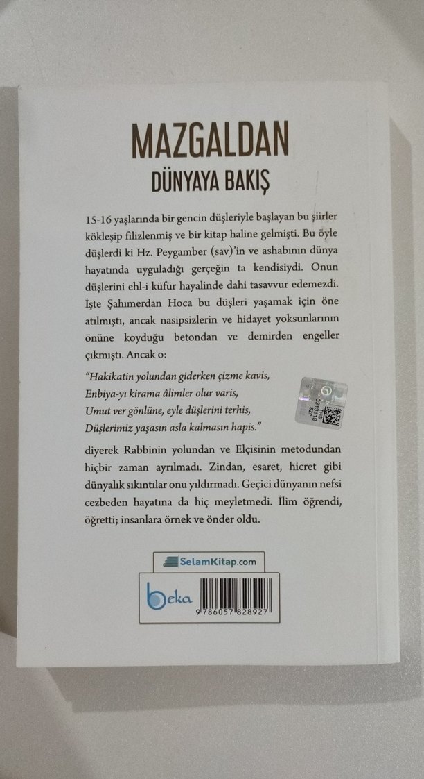 Mazgaldan Dünyaya Bakış - Şahımerdan Sarı - Görsel 2