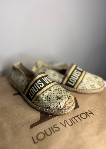Louis Vuitton Yılan Desenli Kadın Espadril - Görsel 6