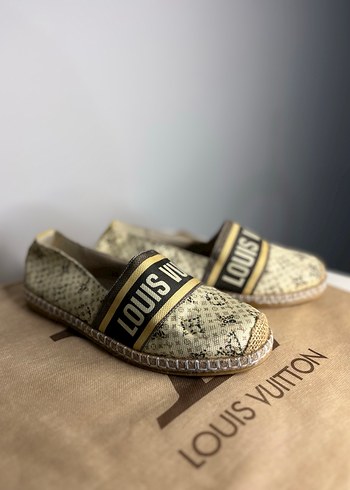Louis Vuitton Yılan Desenli Kadın Espadril - Görsel 2
