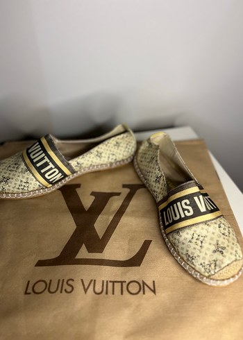 Louis Vuitton Yılan Desenli Kadın Espadril - Görsel 4