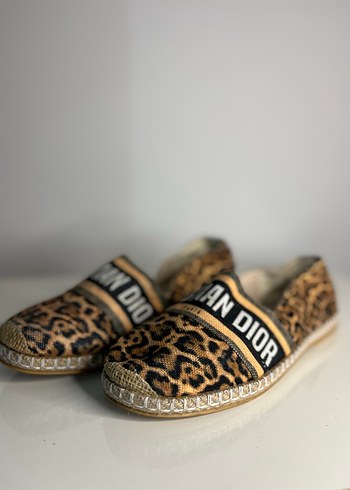 Leopar Desenli Kadın  Espadril babet - Görsel 2