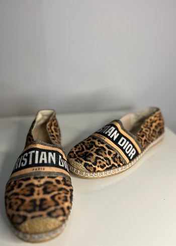 Leopar Desenli Kadın  Espadril babet - Görsel 7