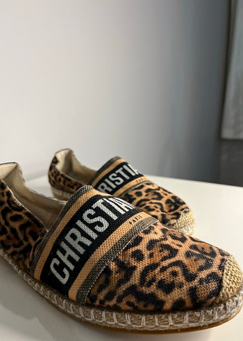 Leopar Desenli Kadın  Espadril babet - Görsel 3