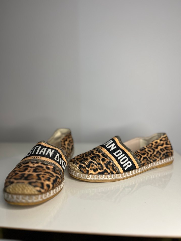 Leopar Desenli Kadın  Espadril babet - Görsel 4