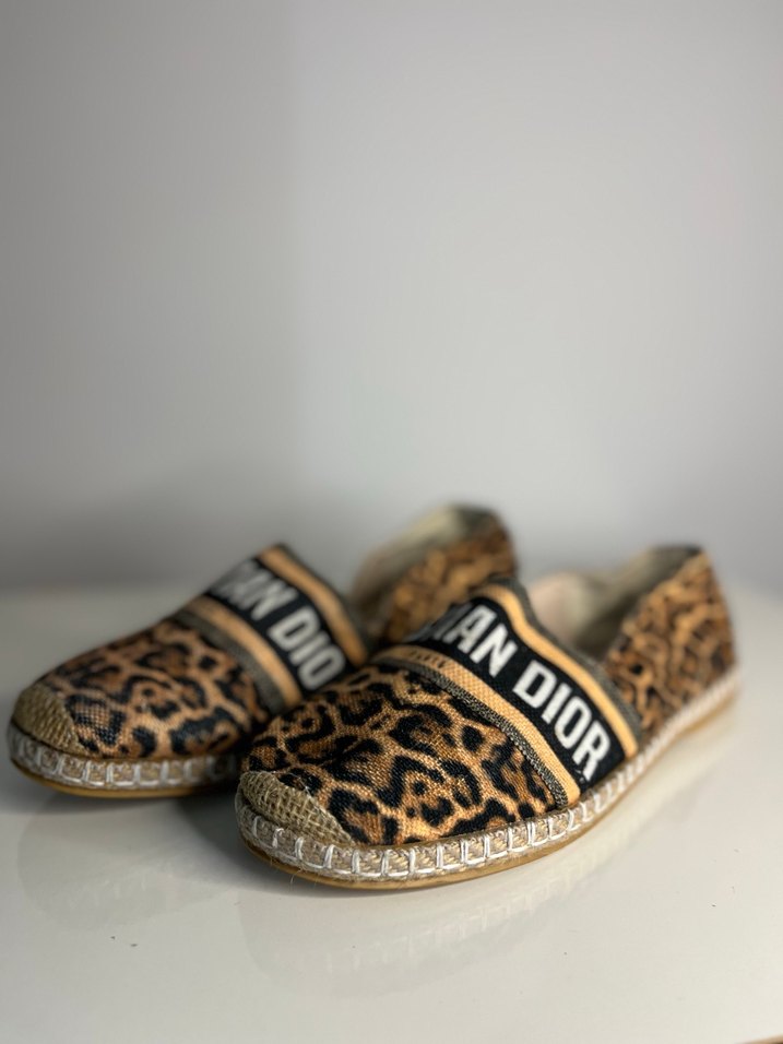 Leopar Desenli Kadın  Espadril babet - Görsel 2