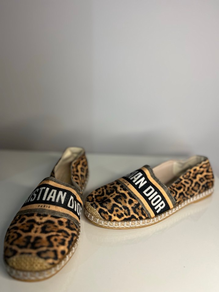 Leopar Desenli Kadın  Espadril babet - Görsel 5