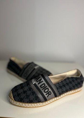 Siyah Yılan Desenli  Espadril Velcro - Görsel 6