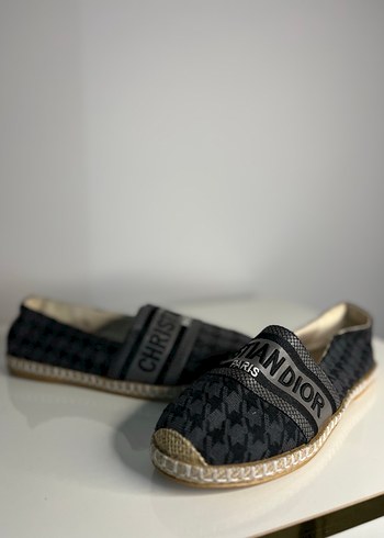 Siyah Yılan Desenli  Espadril Velcro - Görsel 4