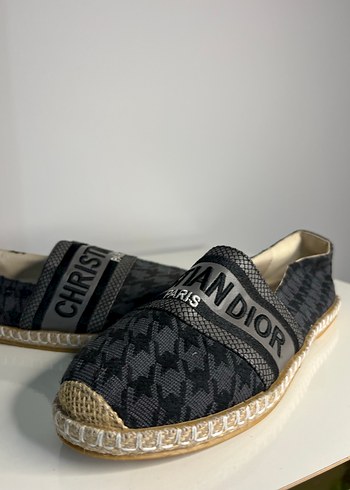Siyah Yılan Desenli  Espadril Velcro - Görsel 5