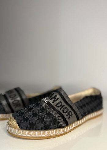 Siyah Yılan Desenli  Espadril Velcro - Görsel 9