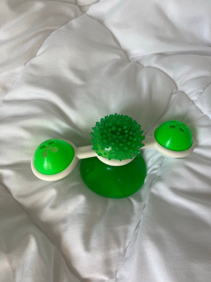 Renkli Yeşil Diş Kaşıyıcı ve Çıngırak - Görsel 3