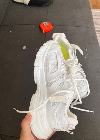 39 Beden Beyaz Bağcıklı Kadın Spor Ayakkabı