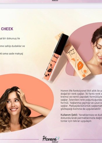 Homm Life Fonksiyonel Likit Allık - Pastel Turuncu