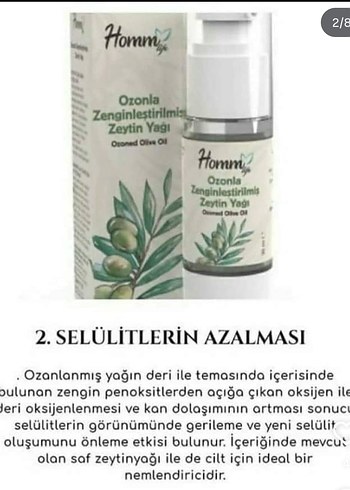 Ozonla Zenginleştirilmiş Zeytin Yağı Serum