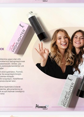 Homm Stick Aydınlatıcı - Açık Pembe