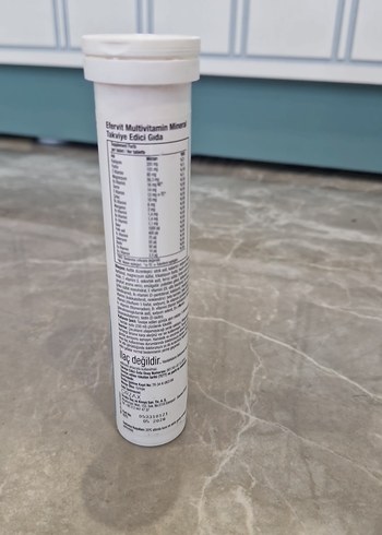 Orzax Efervit Vitamin Mineral Efervesan Tablet - Görsel 3
