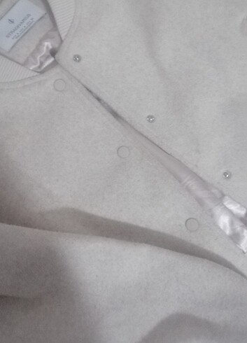 s Beden gri Renk Stradivarius bomber ceket kalın