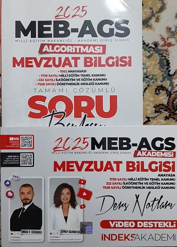 2025 MEB-AGS Mevzuat Bilgisi Konu Anlatımı ve Soru Bankası