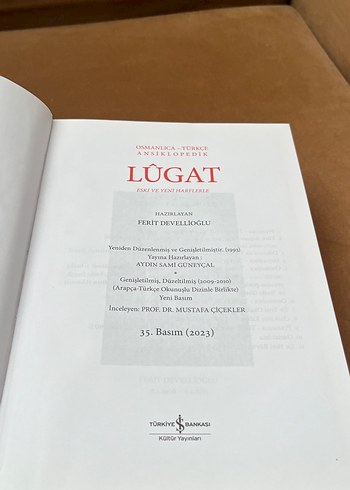 Beden Renk Ferit Devellioğlu Osmanlıca-Türkçe Ansiklopedik Lügat