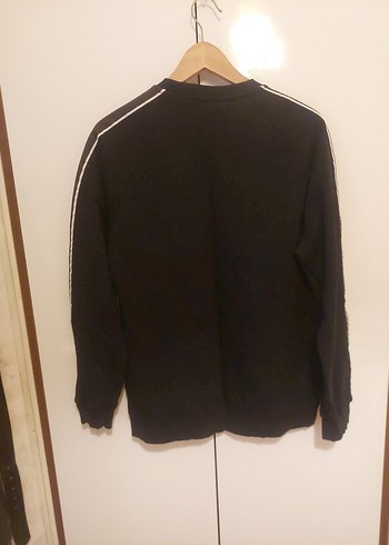 LC Waikiki Siyah Erkek Oversize Sweatshirt