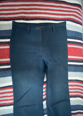 38 Beden lacivert Renk Kadın Lacivert Midi Kot Pantolon