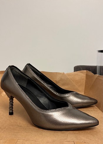 Diğer MARCATELLI Gri Deri Stiletto