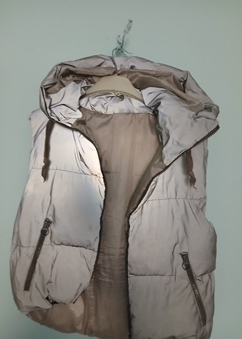 Gri Kadın Fermuarlı Midi Yelek letgo hesabımda daha uygun - Görsel 3