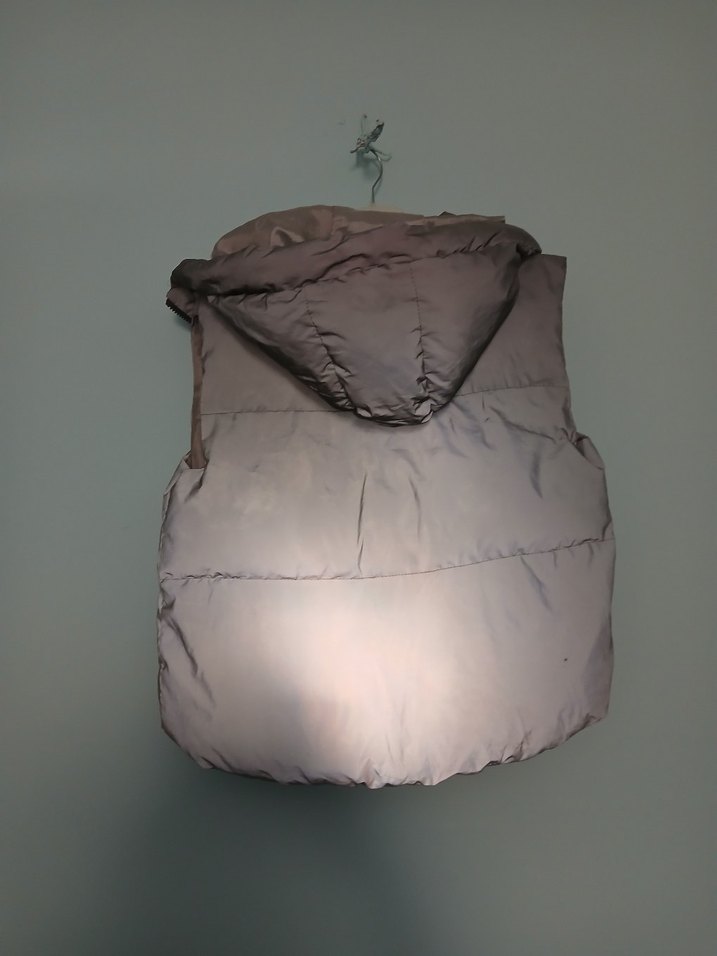 Gri Kadın Fermuarlı Midi Yelek letgo hesabımda daha uygun - Görsel 5