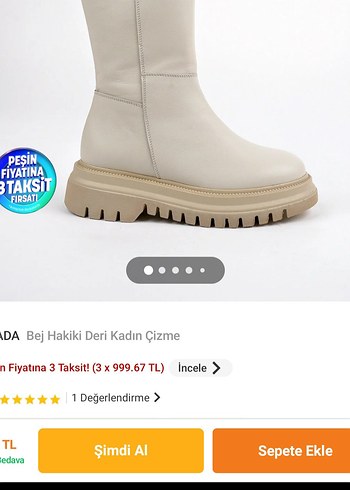 Beyaz Fermuarlı Stiletto Topuklu Diz Boyu Kadın Çizme - Görsel 3