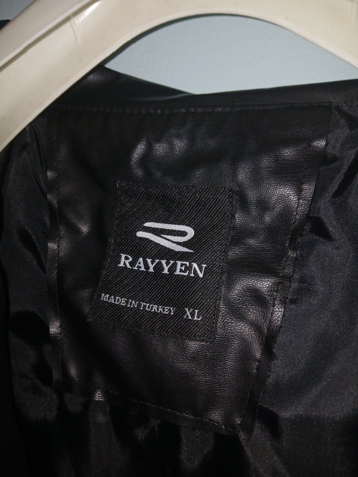 Kadın Siyah Deri Biker Ceket - Görsel 3