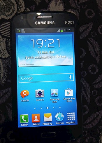 Siyah Samsung Android Telefon - Görsel 3