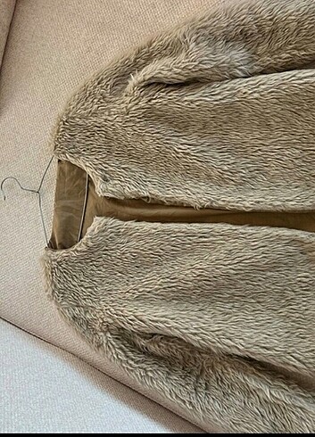 s Beden camel Renk Peluş ceket