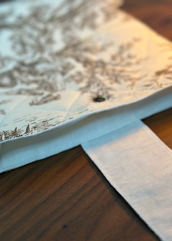 Diğer Vintage toile kitap/tablet kılıfı