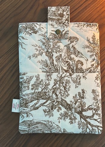 Beden Vintage toile kitap/tablet kılıfı