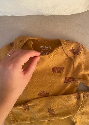 Carters yenidoğan body zıbın - Görsel 3