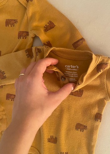 Carters yenidoğan body zıbın - Görsel 2