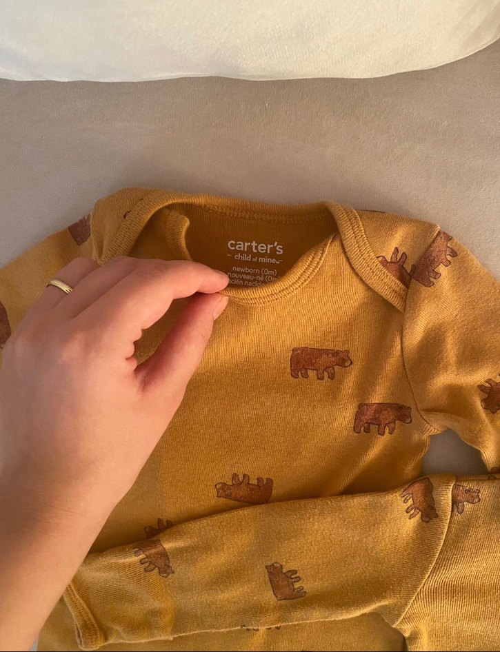 Carters yenidoğan body zıbın - Görsel 3