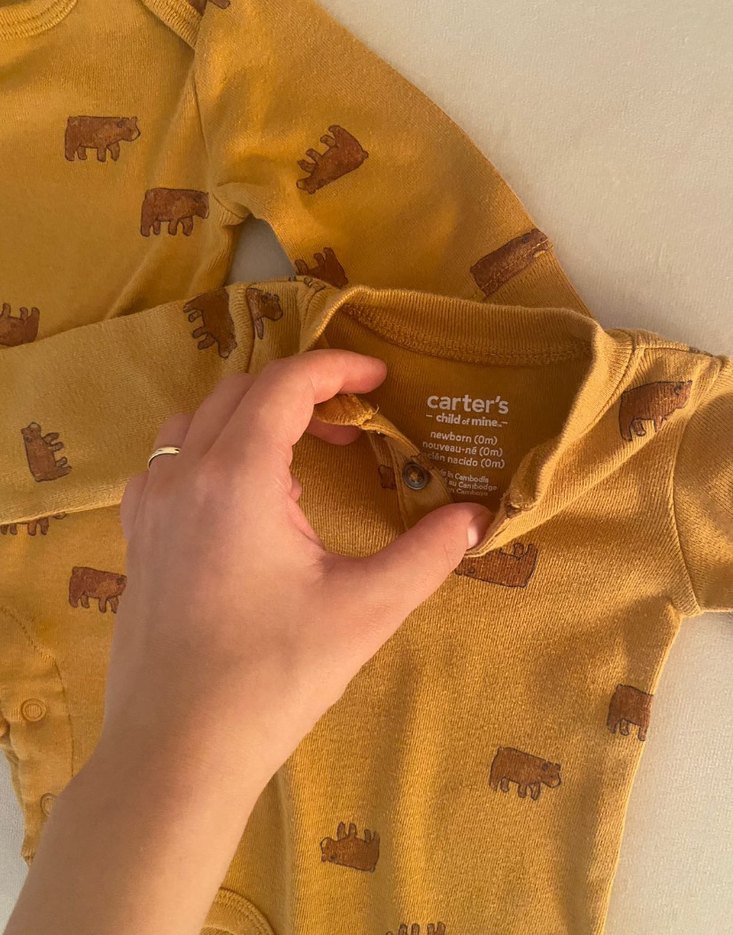 Carters yenidoğan body zıbın - Görsel 2