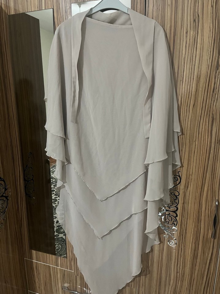 Sufle şal bej - Görsel 2