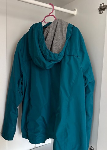 Turkuaz Midi Erkek Rüzgarlık Fermuarlı Sweatshirt - Görsel 4