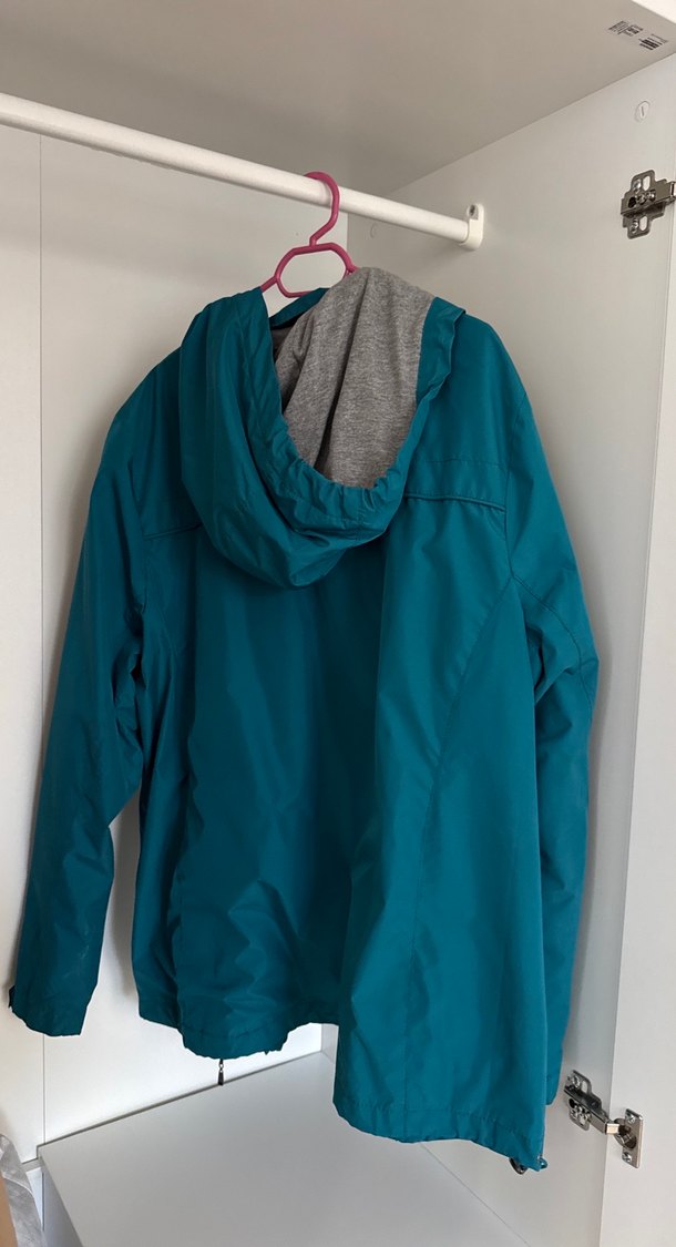 Turkuaz Midi Erkek Rüzgarlık Fermuarlı Sweatshirt - Görsel 4