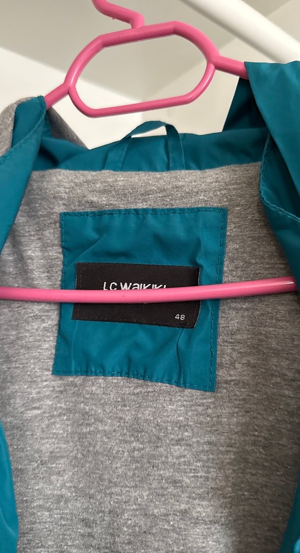 Turkuaz Midi Erkek Rüzgarlık Fermuarlı Sweatshirt - Görsel 3