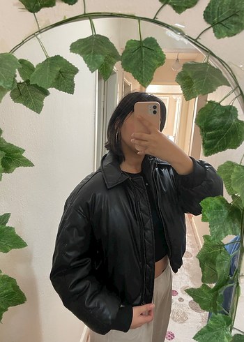 m Beden siyah Renk Bershka Mont