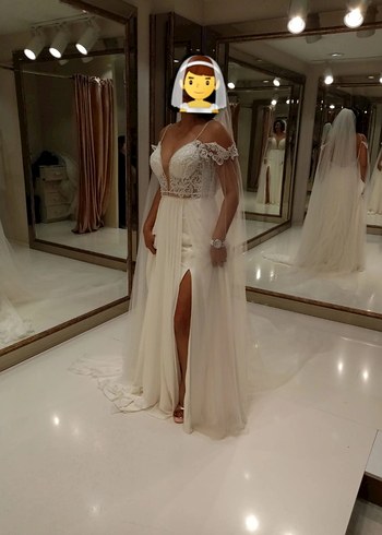 m Beden beyaz Renk helen model gelinlik