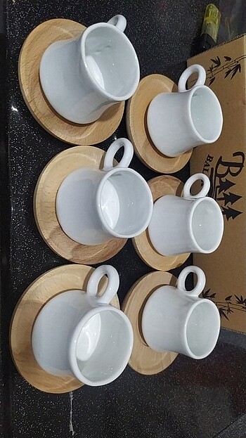 Karaca Bambu kahve takımı 