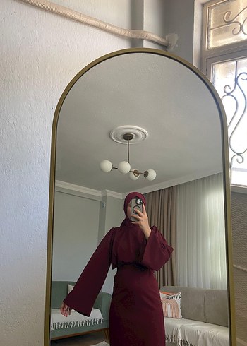 Diğer Bordo Kadın Fitted Elbise